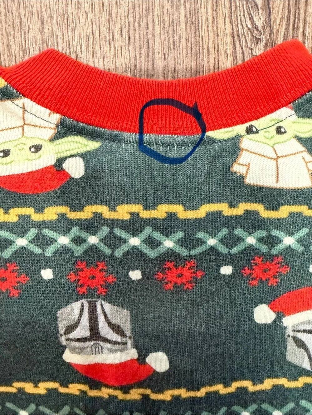 Hanna Andersson Star Wars Christmas Footie Pajama 3-6M - sibling set available - Picture 7 of 7